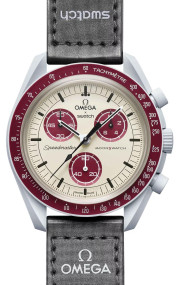 Мужские часы Swatch X Omega MoonSwatch Mission to Pluto (SO33M101)