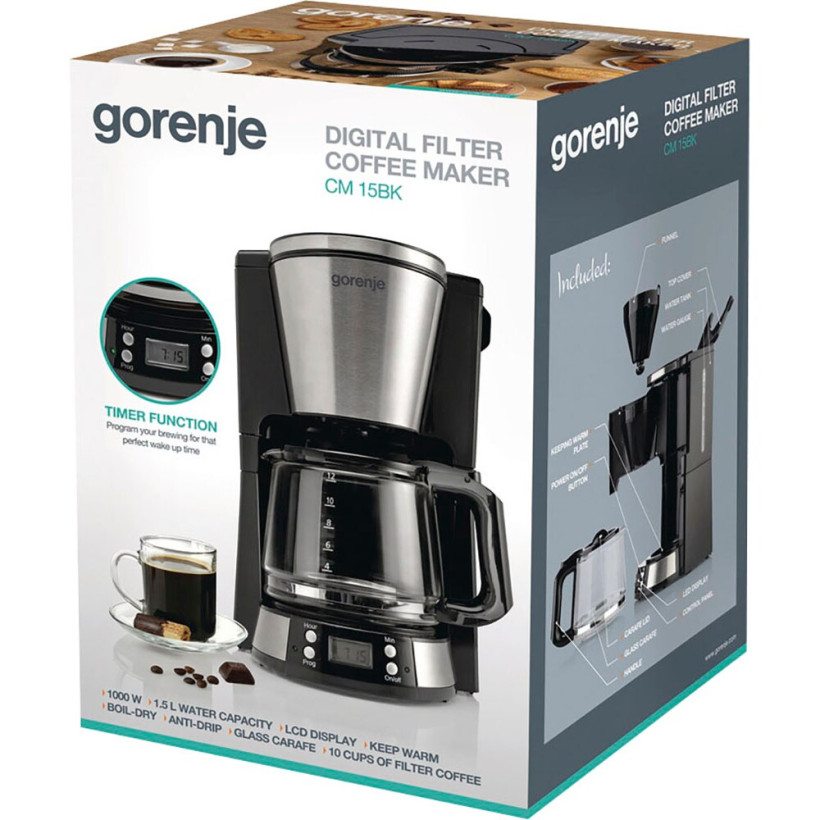 Кофеварка Gorenje CM15BK  Фото №1