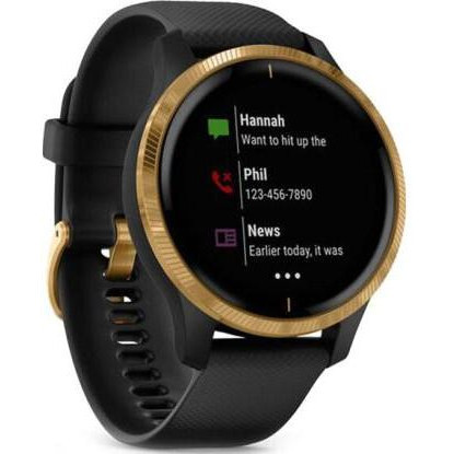 Спортивные часы Garmin Venu Black/Gold (010-02173-33/31/39/32)  Фото №1