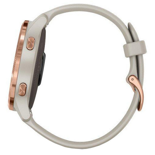 Спортивные часы Garmin Venu Rose Gold Stainless Steel Bezel w. Light Sand and Silicone B. (010-02173-23/22/21)  Фото №3