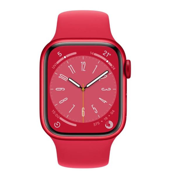 Смарт-годинник Apple Watch Series 8 GPS + Cellular 41mm PRODUCT RED Aluminum Case w. PRODUCT RED S. Band (MNJ23)