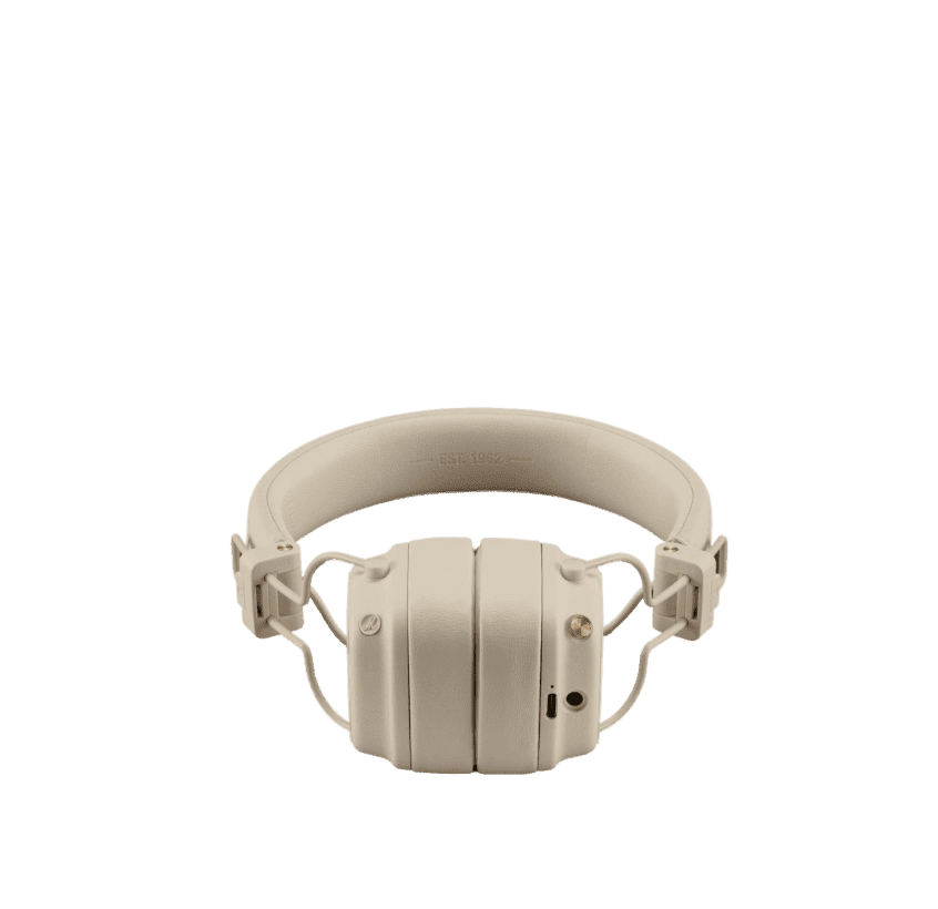 Наушники с микрофоном Marshall Major V вушники з мікрофоном Marshall Major V Cream (1006833)  Фото №3