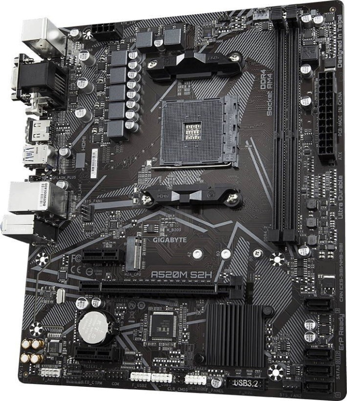 Материнская плата Gigabyte A520M S2H  Фото №2
