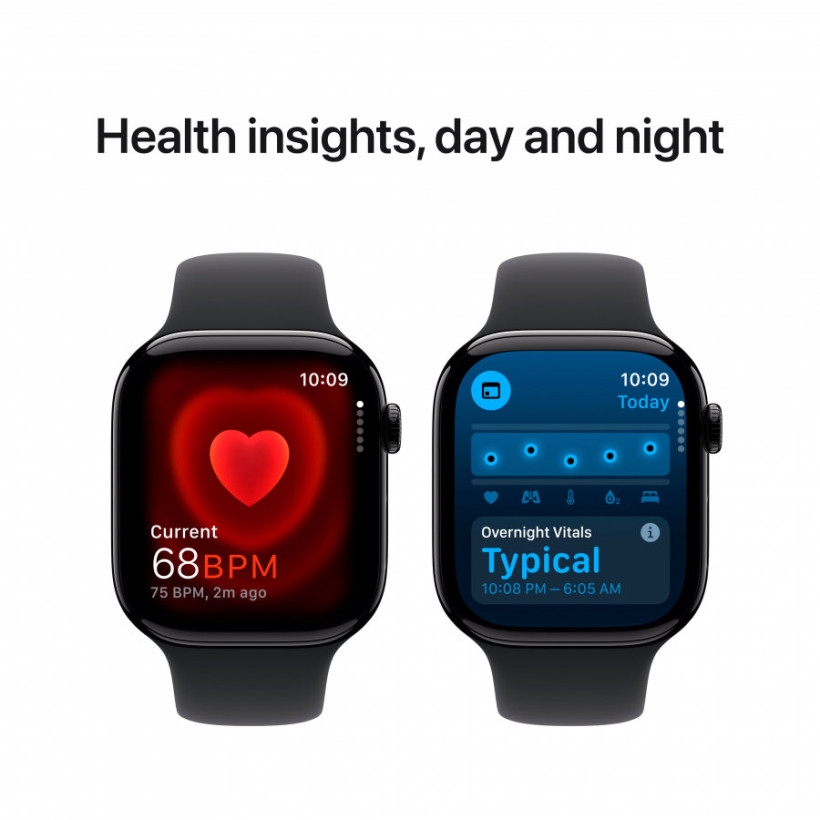 Смарт-годинник Apple Watch Series 10 GPS 46mm Jet Black Alu. Case w. Black Sport Band - M/L (MWWQ3)  Фото №5