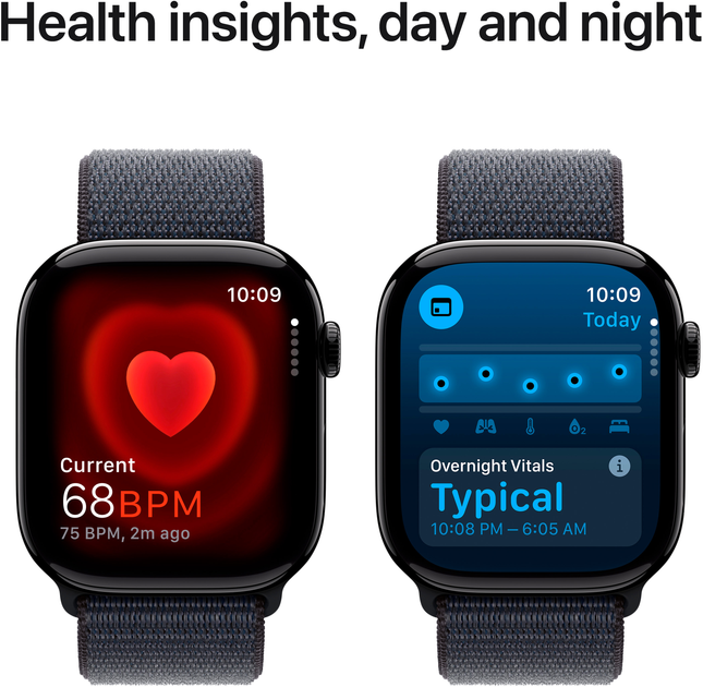 Смарт-годинник Apple Watch Series 10 GPS 46mm Jet Black Aluminum Case w. Ink Sport Loop (MWWR3)  Фото №3