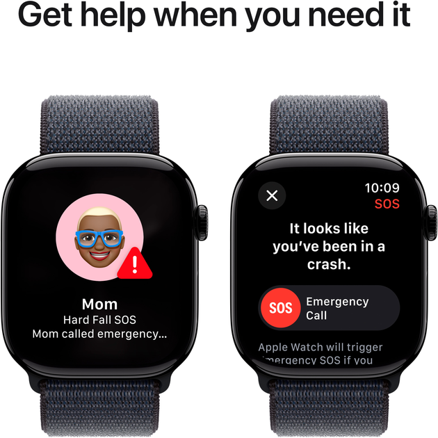 Смарт-годинник Apple Watch Series 10 GPS 46mm Jet Black Aluminum Case w. Ink Sport Loop (MWWR3)  Фото №4