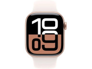 Смарт-годинник Apple Watch Series 10 GPS 46mm Rose Gold Alu. Case w. Light Blush Sport Band - M/L (MWWU3) 