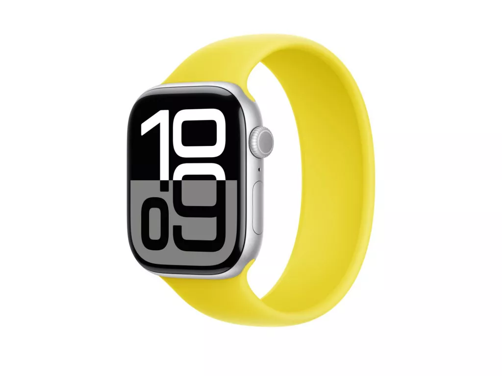 Смарт-годинник Apple Watch Series 10 GPS 46mm Silver Aluminum (MWX03) + Star Fruit Solo Loop S 0 (MY803)  Фото №0