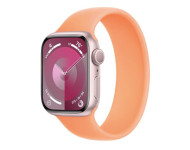 Смарт-годинник Apple Watch Series 9 GPS 41mm Pink Alu. Case w. Orange Sorbet Solo Loop - Size 3 (MR9N3+MTAX3) 