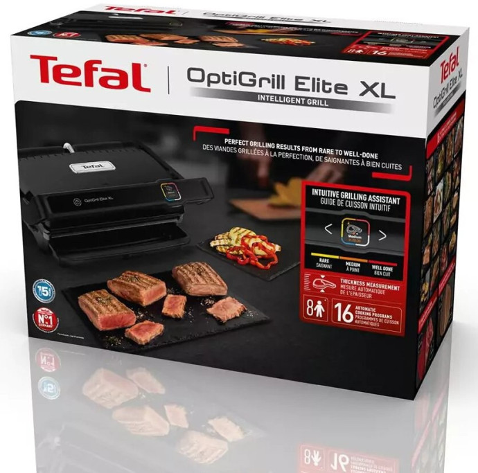 Електрогриль притискний Tefal OptiGrill Elite XL GC760812  Фото №2