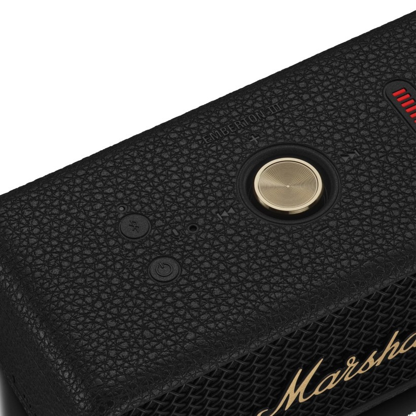 Портативная колонка Marshall Emberton III Black and Brass (1006709)  Фото №2