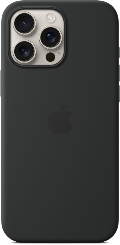 Чохол для смартфона Apple iPhone 16 Pro Silicone Case with MagSafe - Black (MYYJ3)  Фото №1