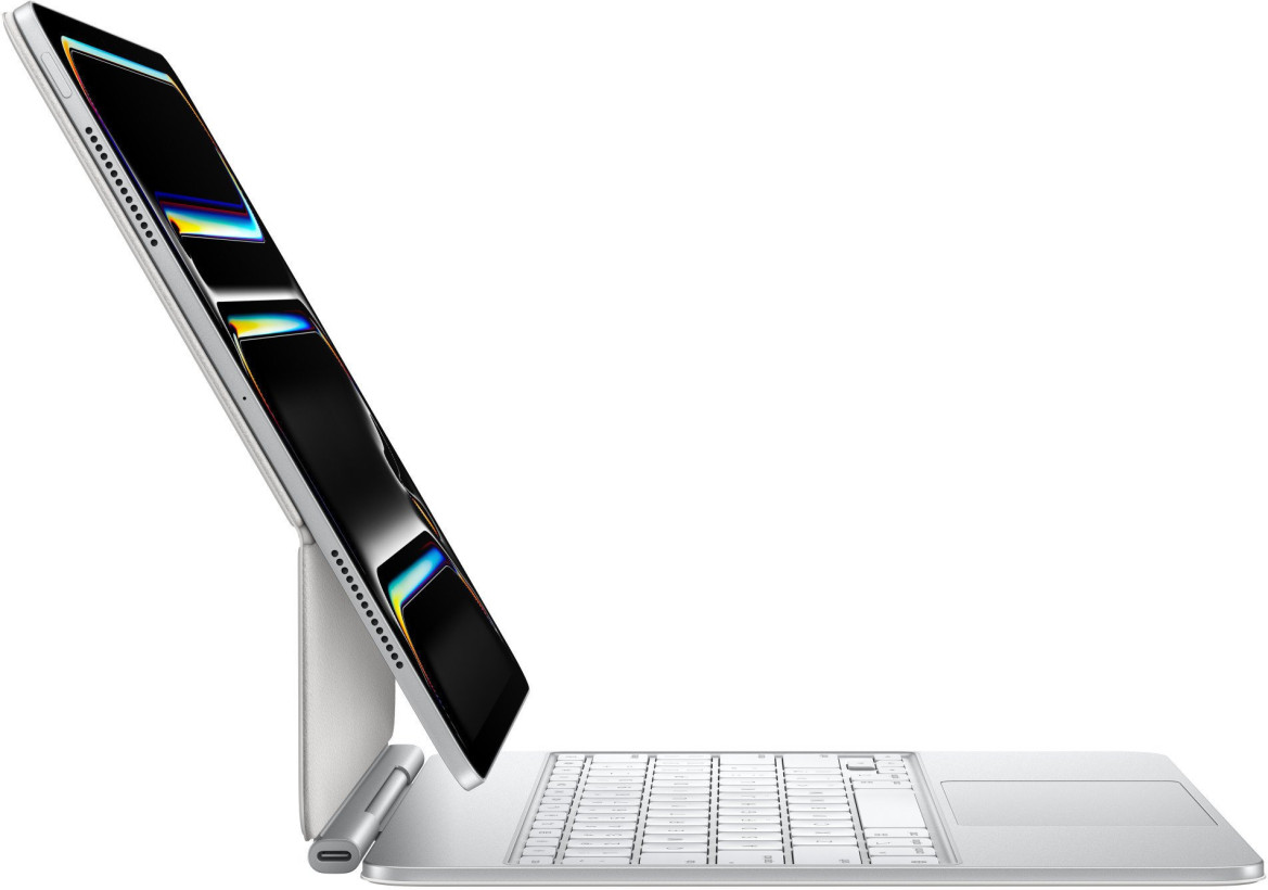 Чохол-клавіатура для планшета Apple Magic Keyboard for iPad Pro 13&quot; (M4) - White (MWR43) (US)  Фото №1