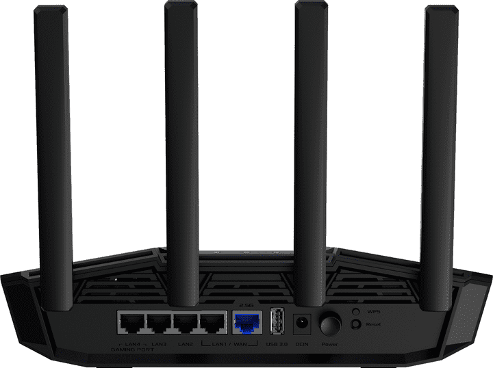 Бездротовий маршрутизатор (роутер) ASUS TUF Gaming BE3600 (90IG0900-MO9C00)  Фото №3