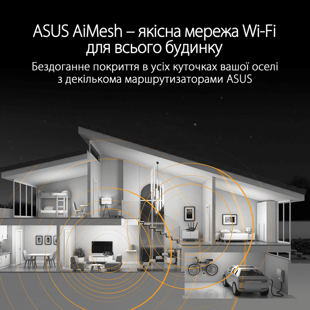 Бездротовий маршрутизатор (роутер) ASUS TUF Gaming BE3600 (90IG0900-MO9C00)  Фото №5