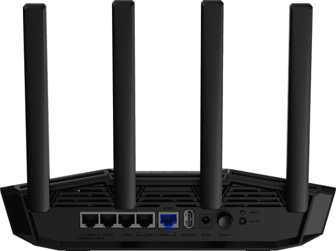 Бездротовий маршрутизатор (роутер) ASUS TUF Gaming BE3600 (90IG0900-MO9C00)  Фото №3