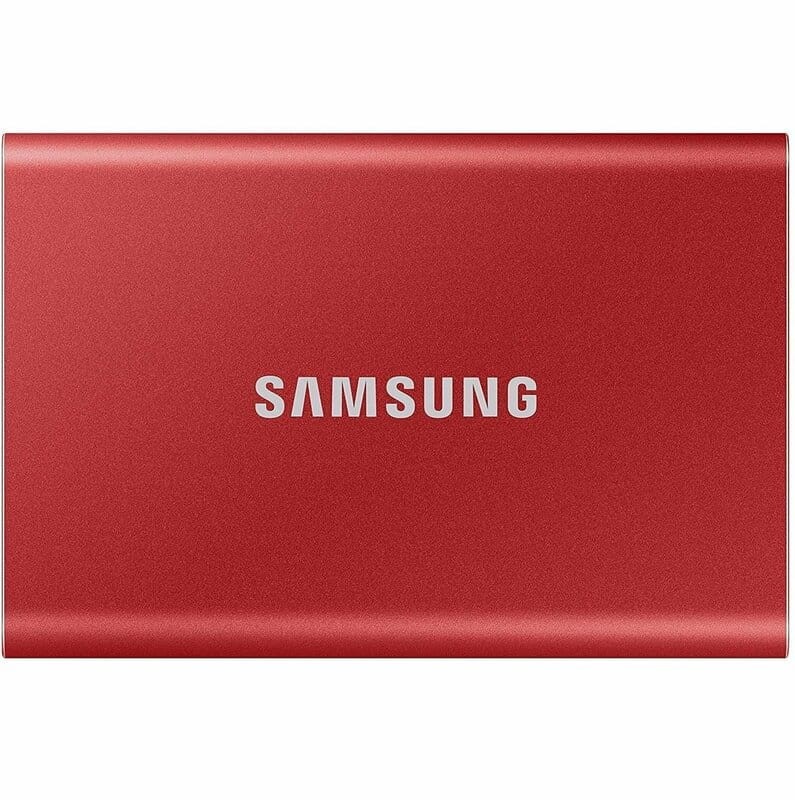 SSD накопитель Samsung T7 500 GB Red (MU-PC500R/WW)