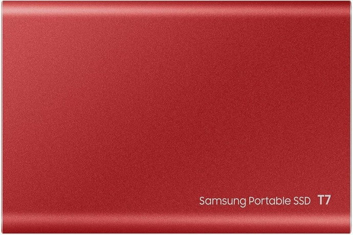 SSD накопитель Samsung T7 500 GB Red (MU-PC500R/WW)  Фото №5