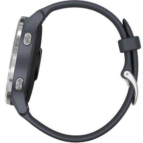 Спортивные часы Garmin Venu Silver Stainless Steel Bezel w. Granite Blue and Silicone B. (010-02173-01/03)  Фото №7