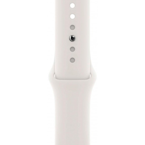 Смарт-годинник Apple Watch Series 6 GPS + Cellular 40mm Silver Aluminum Case w. White Sport B. (M02N  Фото №0