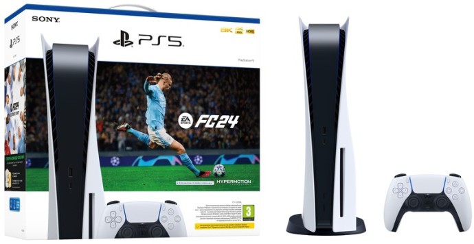 Стаціонарна ігрова приставка Sony PlayStation 5 825GB EA SPORTS FC 24 Bundle (1000040036)  Фото №0