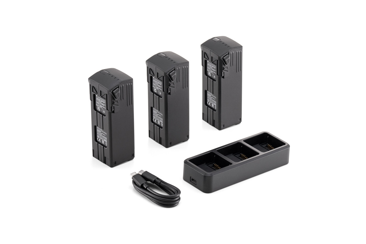 3 аккумулятора и зарядное устройство DJI Mavic 3 Enterprise Series Battery Kit (CP.EN.00000421.01)  Фото №2