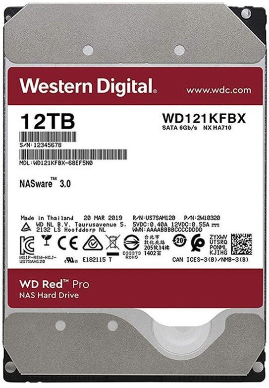 Жорсткий диск WD Red Pro 12 TB (WD121KFBX)