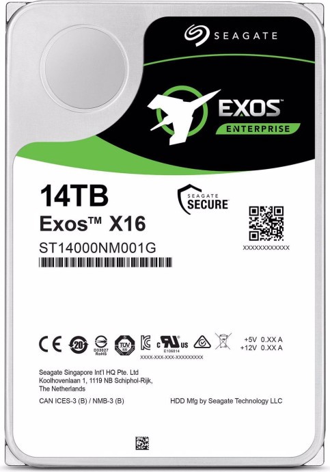 Жорсткий диск Seagate Exos X16 SAS 14 TB (ST14000NM002G)