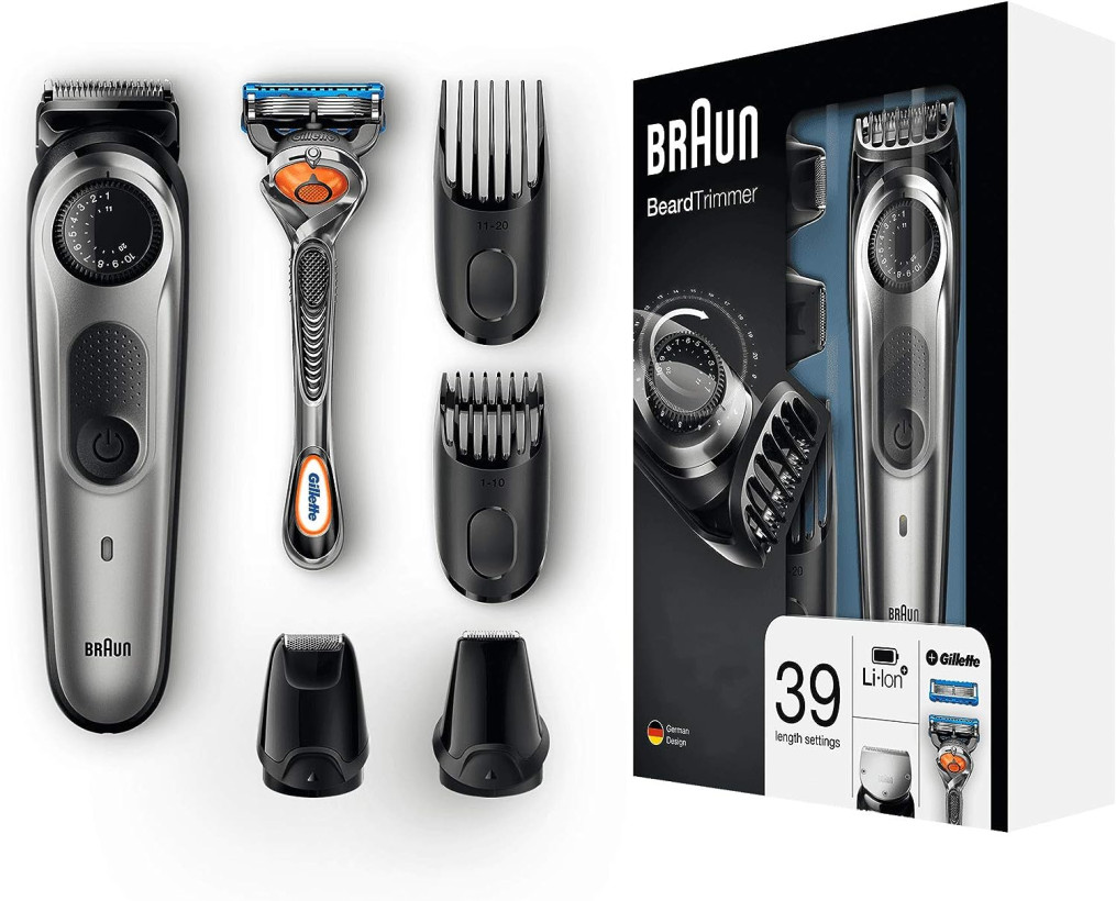 Тример для бороди та вусів Braun BT7020  Фото №1
