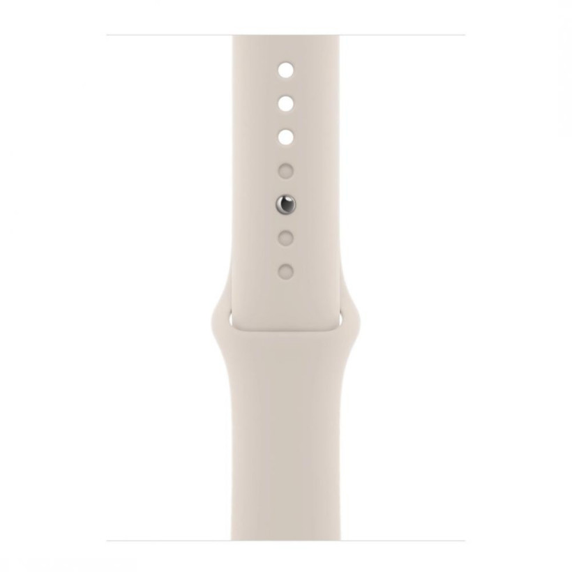 Смарт-часы Apple Watch Series 7 GPS + Cellular 45mm часы Apple Watch Series 7 GPS + Cellular 45mm Silver Stainless Steel Case w. Starlight Sport Band   Фото №1