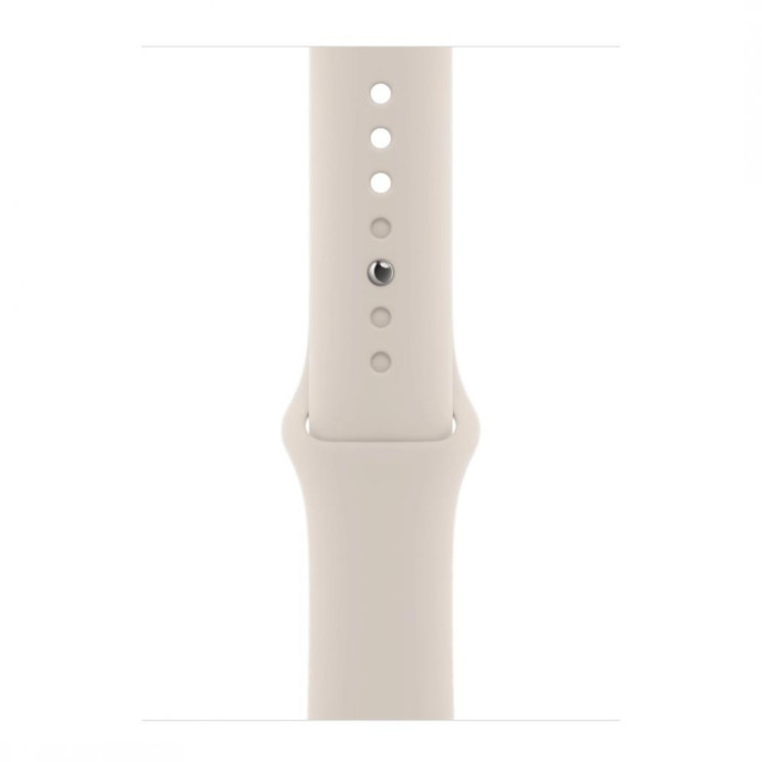 Смарт-часы Apple Watch Series 7 GPS + Cellular 45mm часы Apple Watch Series 7 GPS + Cellular 45mm Silver Stainless Steel Case w. Starlight Sport Band   Фото №1