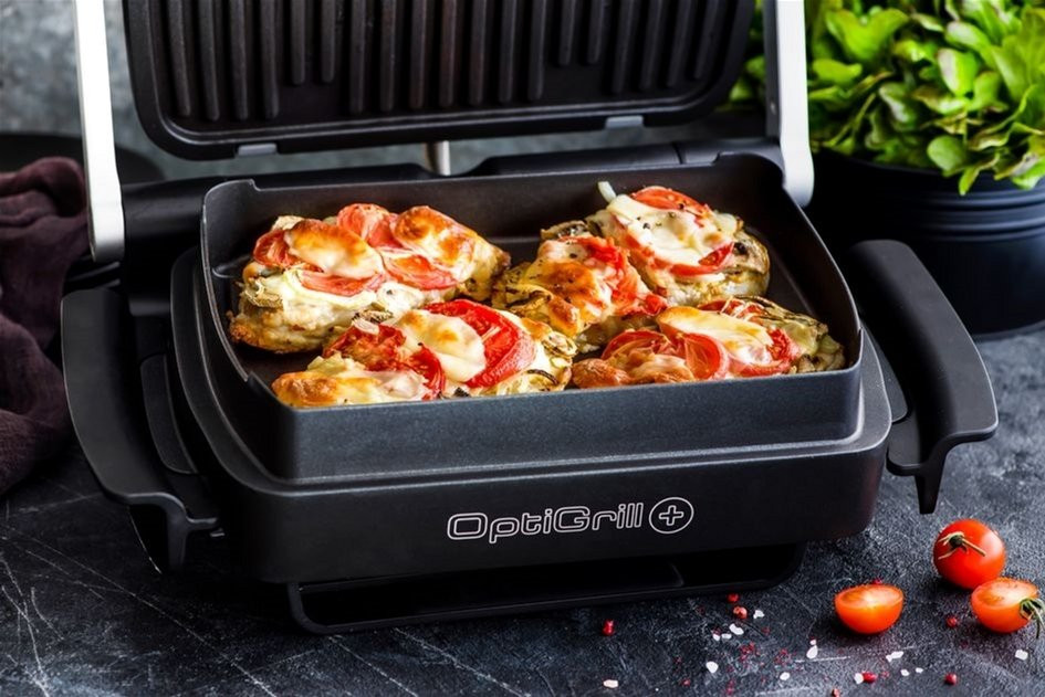 Електрогриль притискний Tefal OptiGrill+ XL GC724D12  Фото №2