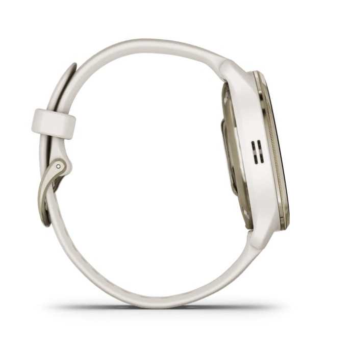 Смарт-часы Garmin Venu 2 Plus Cream Gold S. Steel Bezel w. Ivory Case and S. Band (010-02496-02/12)  Фото №2