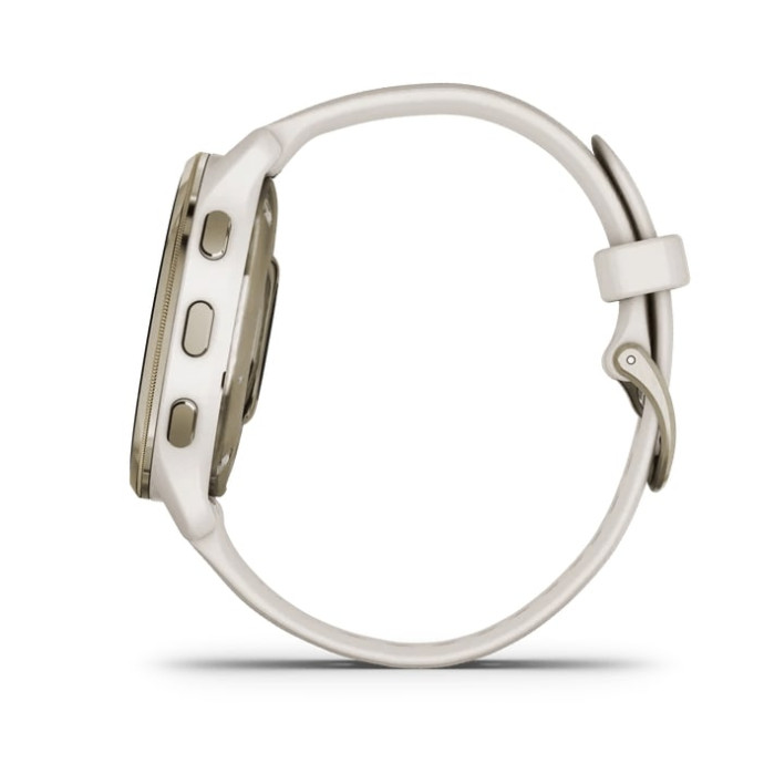 Смарт-часы Garmin Venu 2 Plus Cream Gold S. Steel Bezel w. Ivory Case and S. Band (010-02496-02/12)  Фото №3