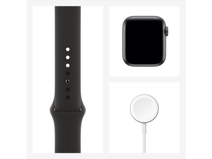 Смарт-годинник Apple Watch Series 6 GPS 40mm Space Gray Aluminum Case w. Black Sport B. (MG133)  Фото №4