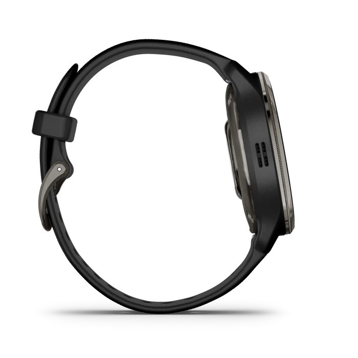 Смарт-часы Garmin Venu 2 Plus Slate S. Steel Bezel w. Black Case and S. Band (010-02496-01/11/51))  Фото №2