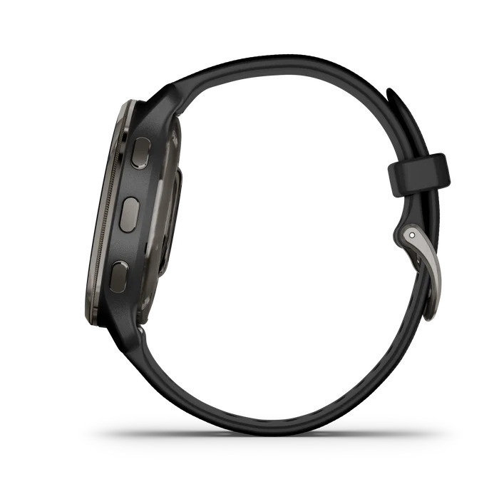 Смарт-часы Garmin Venu 2 Plus Slate S. Steel Bezel w. Black Case and S. Band (010-02496-01/11/51))  Фото №3