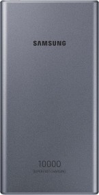 Внешний аккумулятор (павербанк) Samsung 10000mAh 25W dark grey (EB-P3300XJEGEU, EB-P3300XJRGRU)