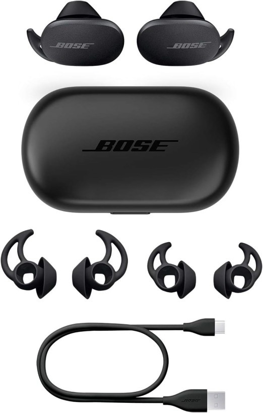 Навушники TWS Bose QuietComfort Earbuds Triple Black (831262-0010)  Фото №1