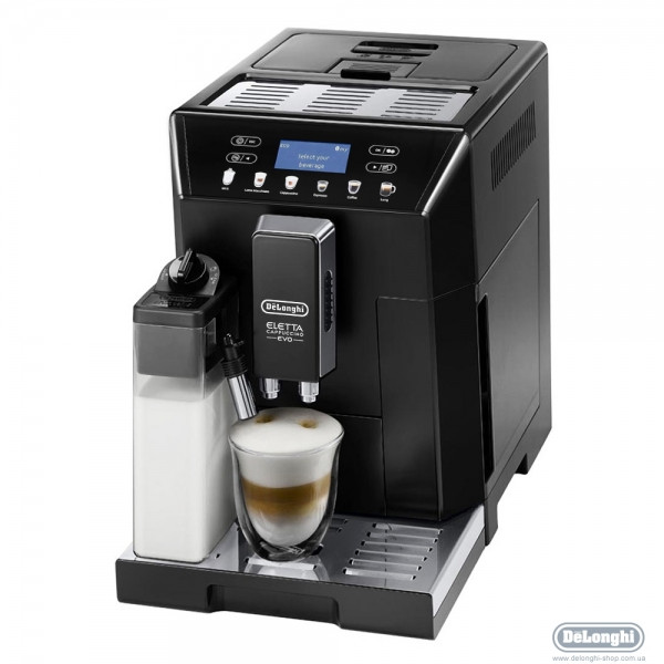 Кофемашина автоматическая Delonghi Eletta Cappuccino EVO ECAM 46.860.B  Фото №0