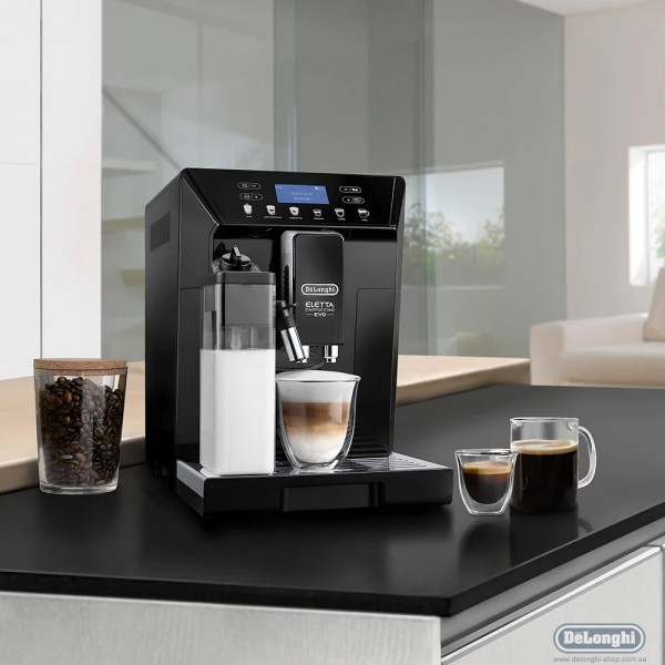 Кофемашина автоматическая Delonghi Eletta Cappuccino EVO ECAM 46.860.B  Фото №3