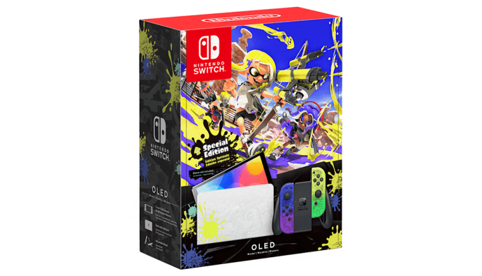 Портативная игровая приставка Nintendo Switch OLED Model Splatoon 3 Edition  Фото №3
