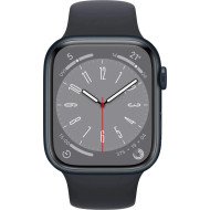 Смарт-часы Apple Watch Series 8 GPS 41mm Midnight Aluminum Case w. Midnight Sport Band (MNP53) 