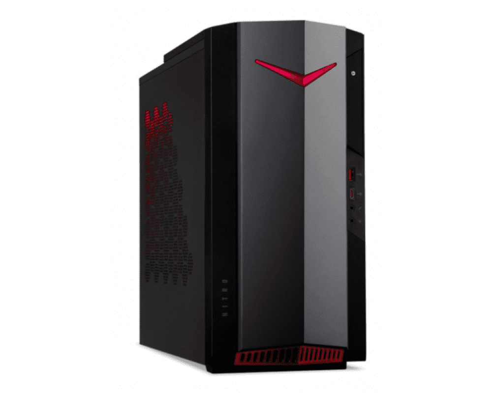 Десктоп Acer Nitro 50 i7-10700 32GB 1024 + 2TB W10 RTX3060Ti N50-610 (DG.E22EP.00H)