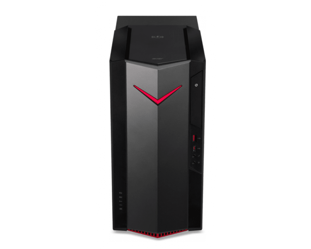 Десктоп Acer Nitro 50 i7-10700 32GB 1024 + 2TB W10 RTX3060Ti N50-610 (DG.E22EP.00H)  Фото №1