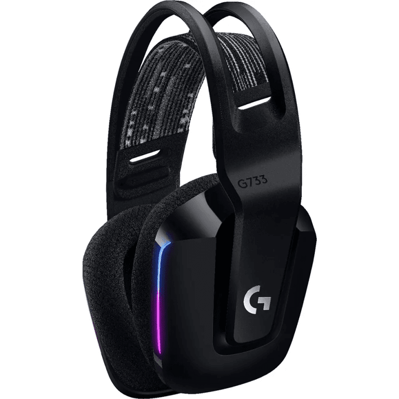 Комп&#039;ютерна гарнітура Logitech G733 Lightspeed Wireless Black (981-000864)  Фото №0
