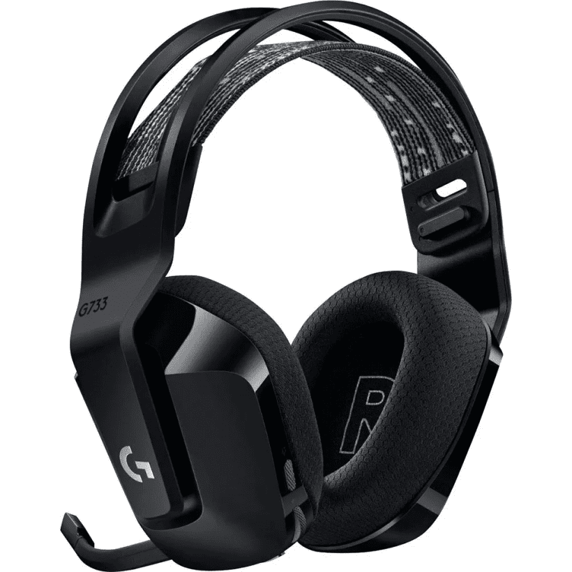 Комп&#039;ютерна гарнітура Logitech G733 Lightspeed Wireless Black (981-000864)  Фото №1