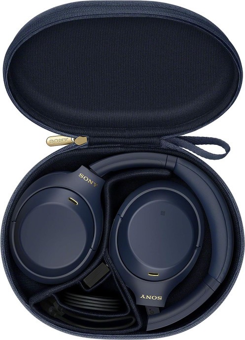 Навушники з мікрофоном Sony WH-1000XM4 Midnight Blue (WH1000XM4L.E)  Фото №0