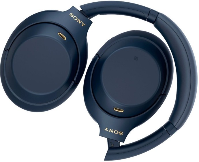 Навушники з мікрофоном Sony WH-1000XM4 Midnight Blue (WH1000XM4L.E)  Фото №2