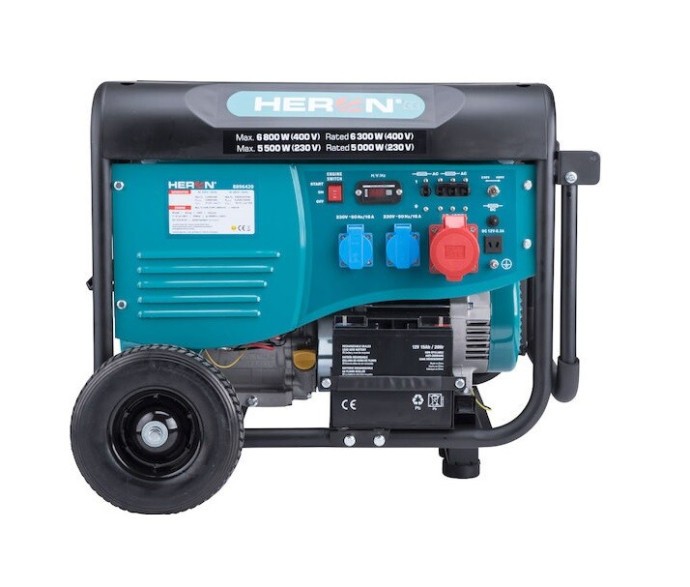 Бензиновий генератор Heron 15HP 6,8kW/8,5kVA (8896420)  Фото №4